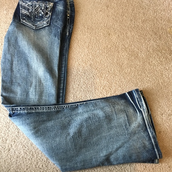 Amethyst Jeans Pants - Amethyst Jeans Embroidered Size 4/5